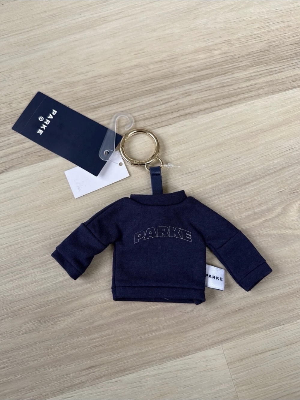 Parke x Target Mockneck Sweatshirt Keychain
